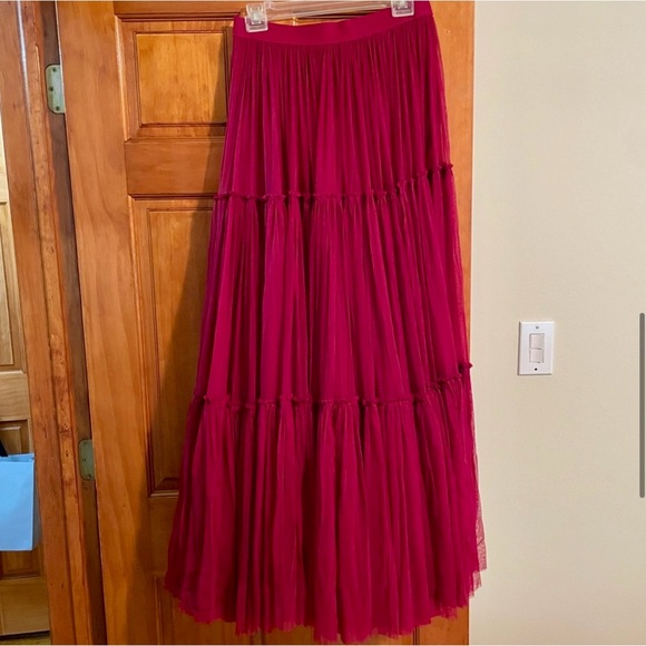 XS Lehenga - Burgundy - Pernia's Pop Up Shop - Picture 7 of 7